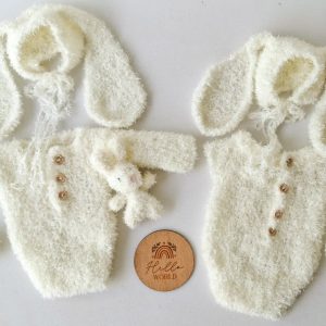 Conjunto Boucle con capota Conejo